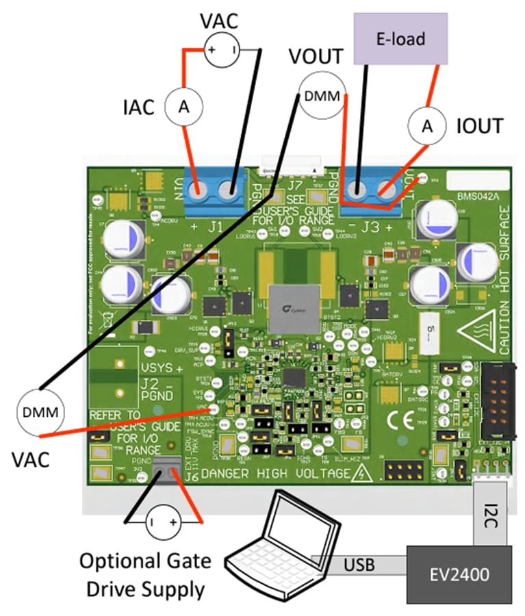 Tabelle - Texas Instruments bq25758EVM Evaluierungsmodul (EVM) für Steuergeräte