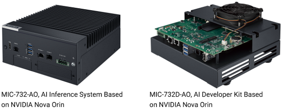 Infografik - Advantech MIC-732D-AO NVIDIA® Isaac Nova Orin™ KI Development Kit