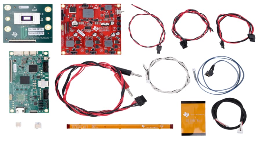 Tabelle - Texas Instruments DLP4621Q1EVM Evaluierungsmodul (EVM)