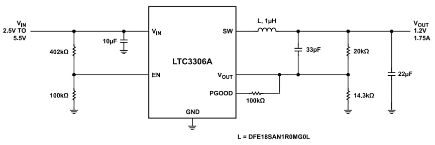 Schaltplan - Analog Devices Inc. DC3109A Evaluierungsboards