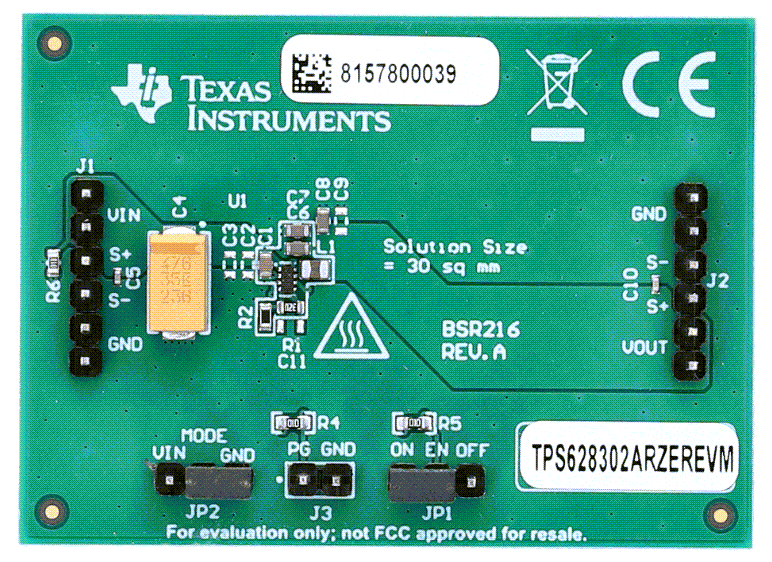 Texas Instruments TPS62830xRZEREVM Evaluierungsmodule