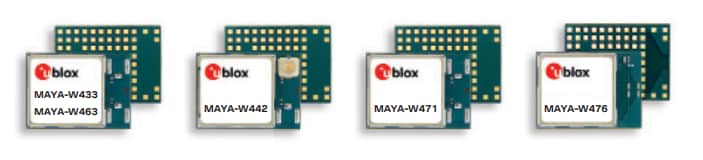 u-blox MAYA-W4 Tri-Funkmodule