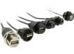 Wasserdichte USB-Steckverbinder der Baureihe 20