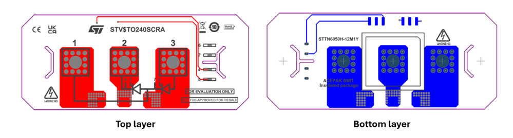 Applikations-Schaltungsdiagramm - STMicroelectronics STEVAL-TO240SCR Evaluierungsboard
