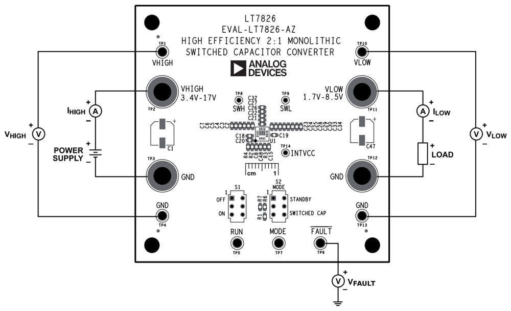 Schaltplan - Analog Devices Inc. EVAL-LT7826-AZ Evaluierungsboard