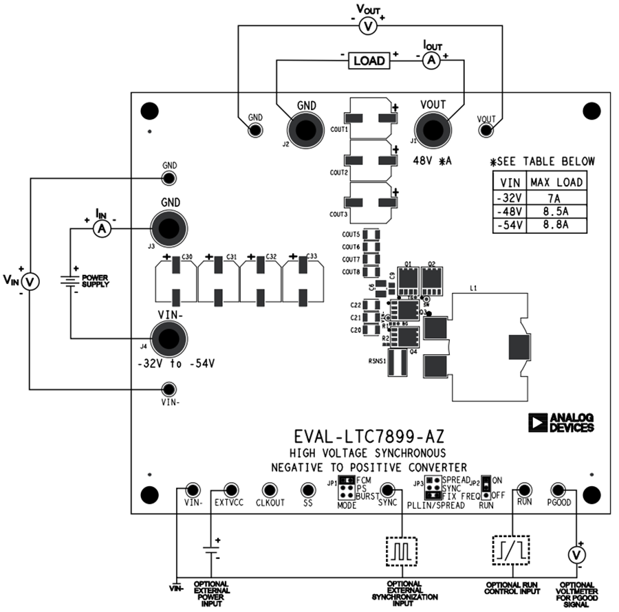 Schaltplan - Analog Devices Inc. EVAL-LTC7899-AZ Evaluierungsboard