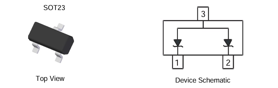 Applikations-Schaltungsdiagramm - Diodes Incorporated DESD24VS2SOQ 24-V-CAN/LIN-BUS-Schutz