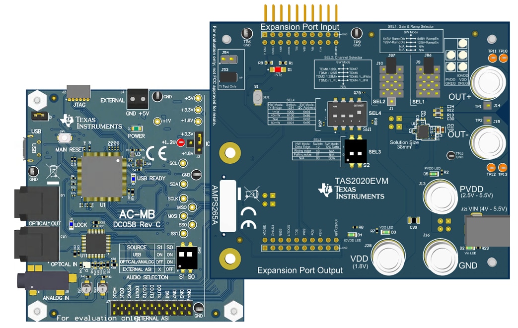Texas Instruments TAS2020EVM Evaluierungsmodul