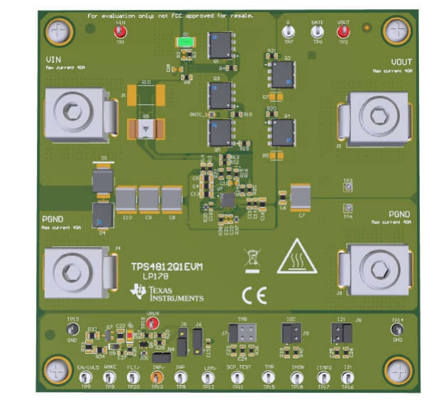 Schaltungsanordnung - Texas Instruments TPS4812Q1EVM Evaluierungsmodul
