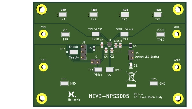Nexperia NEVB-NPS3005 Evaluierungsboard