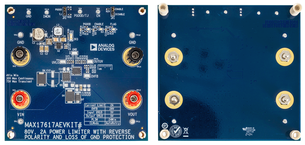 Schaltungsanordnung - Analog Devices / Maxim Integrated MAX17617AEVKIT Evaluierungskit