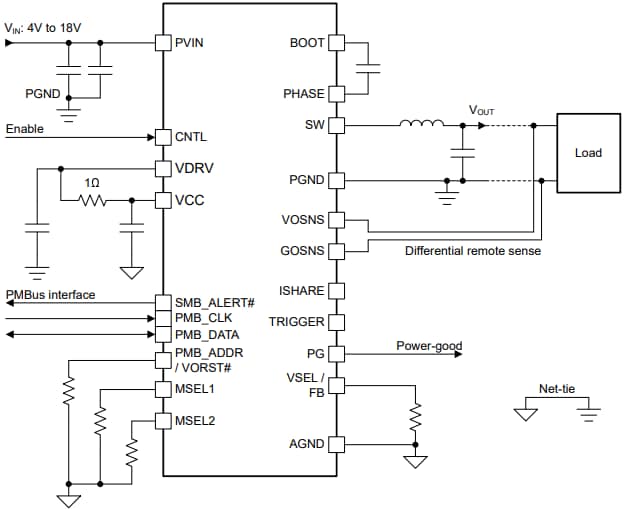 Schaltplan - Texas Instruments TPS546B26 Synchroner Abwärtswandler