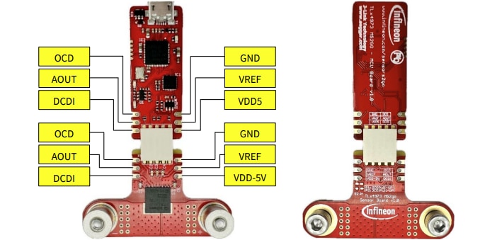 Infineon Technologies XENSIV™ TLE4973 Stromsensor-2GO-Kit