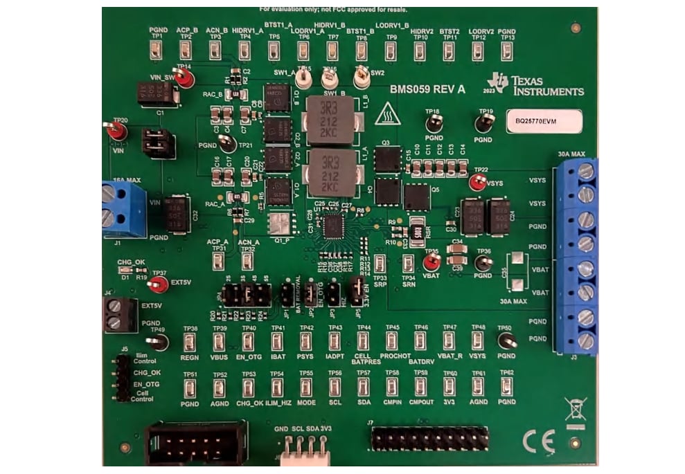 Texas Instruments bq25773EVM Evaluierungsmodul