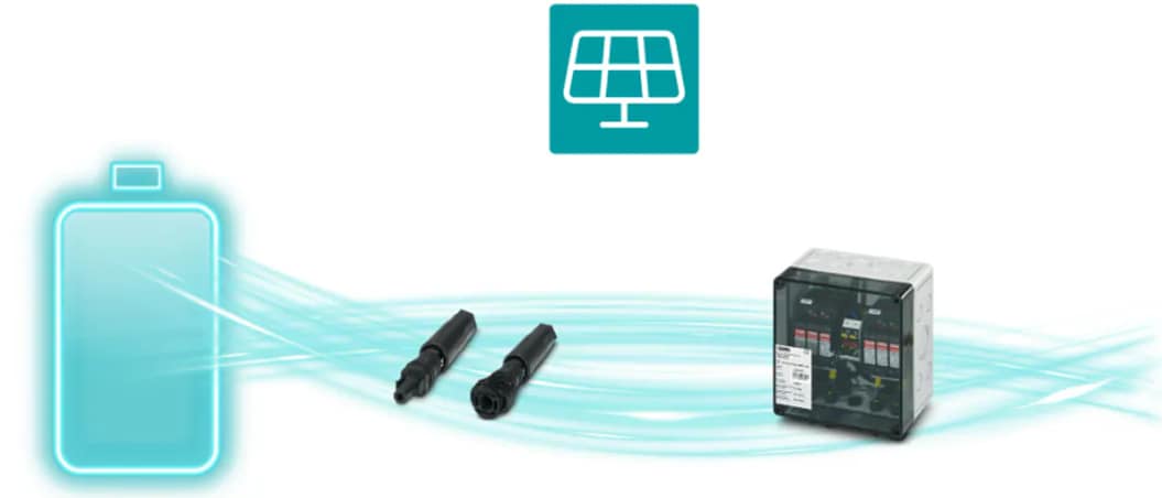 Infografik - Phoenix Contact Wohnhaus-Energiespeicherlösungen