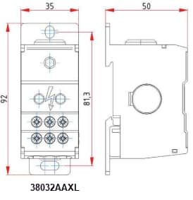 Amphenol Auxel Stromverteilungsblöcke & Anschlussverriegelungen