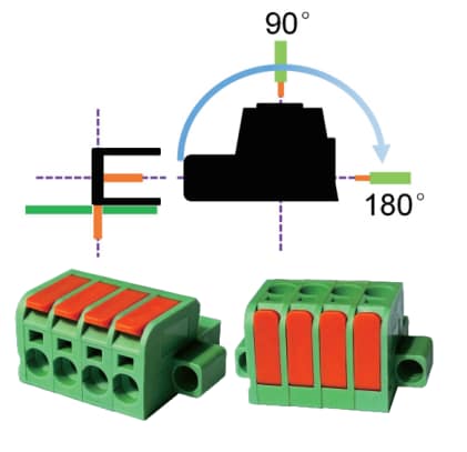 Infografik - Amphenol Anytek PL5.08 180D-Reihenklemmen