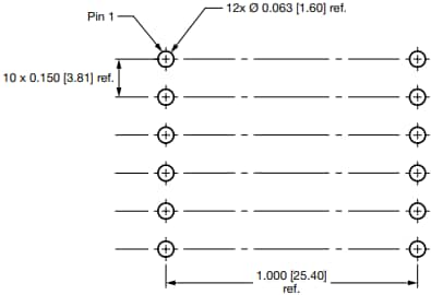 Applikations-Schaltungsdiagramm - Vishay / Dale SGTPL-28 Space-Grade-Planartransformatoren