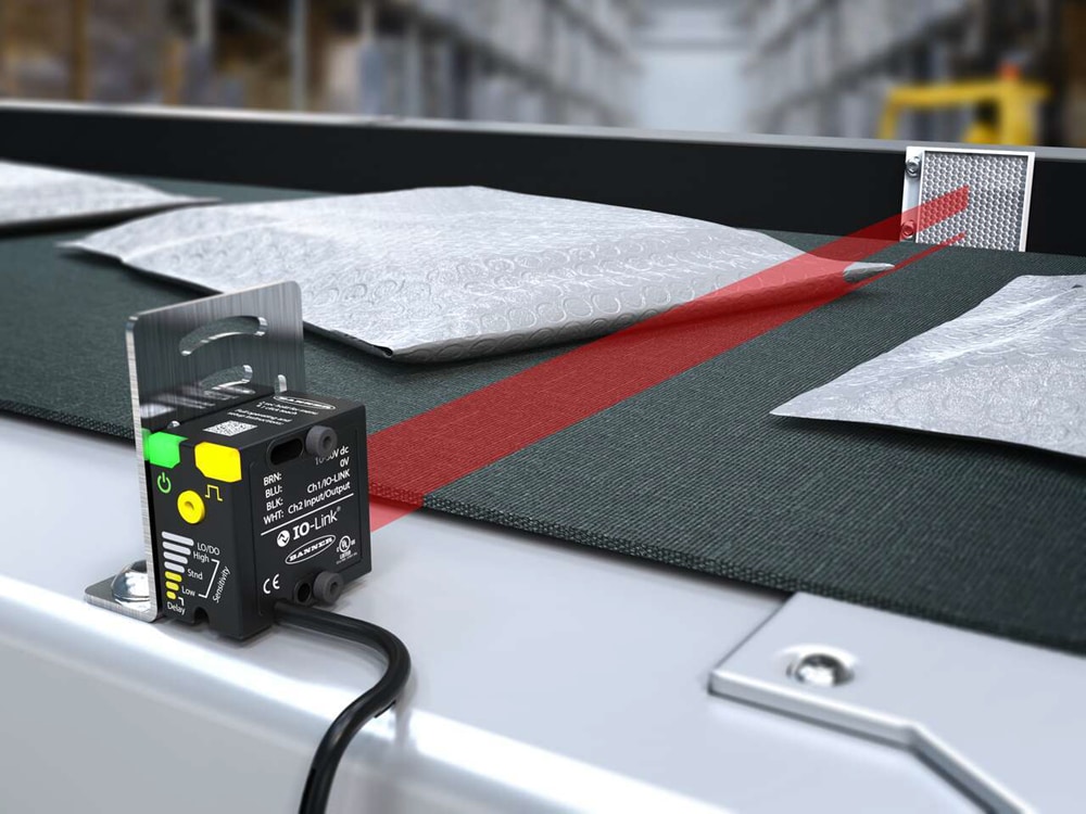 Chart - Banner Engineering B25 Wide Beam Sensors