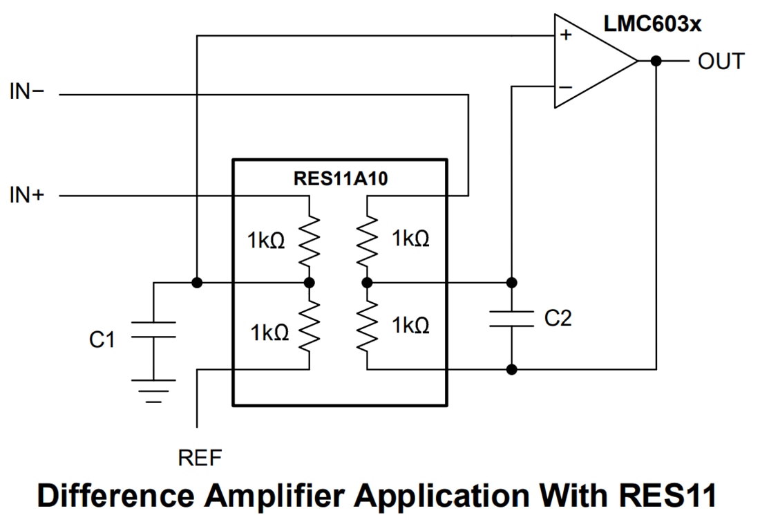 Applikations-Schaltungsdiagramm - Texas Instruments LMC603x/LMC6035-Q1 CMOS-Operationsverstärker mit niedrigem Stromverbrauch