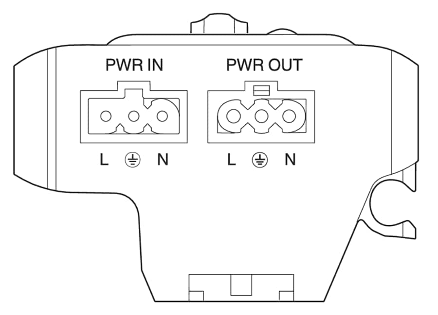 Technische Zeichnung - Phoenix Contact LED-Einbauleuchte