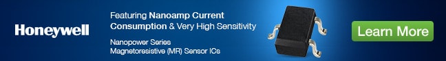 Honeywell Nanopower Series Magnetoresistive (MR) Sensor ICs