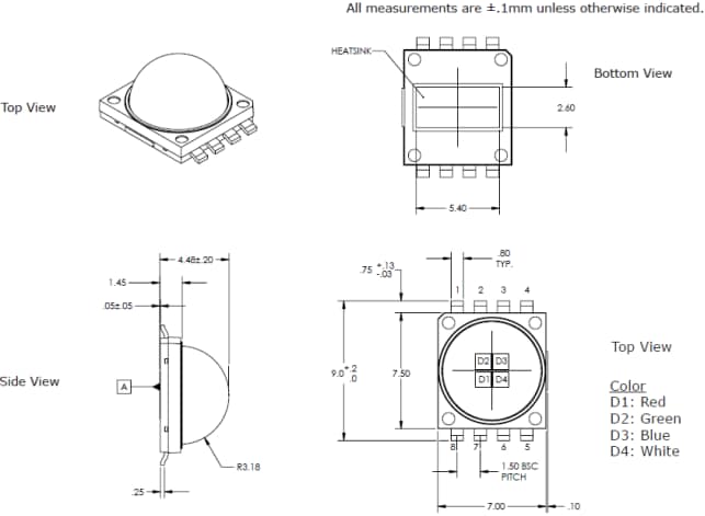 Mechanische Abmessungen Mechanische Abmessungen